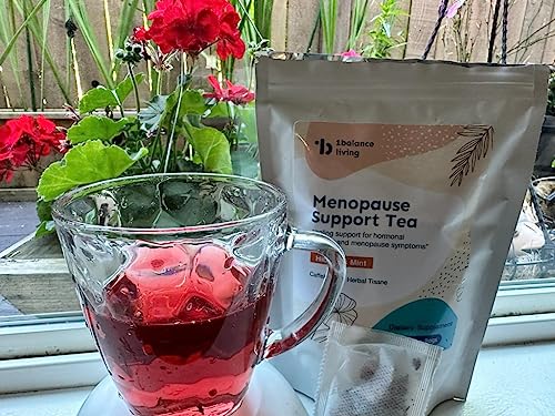1Balance Living Menopause Support Tea: Cooling Hibiscus Mint, Perimenopause